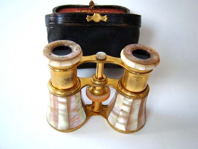 A beautiful pair of late 19th century French opera glasses by Lemaire of Paris — image 2